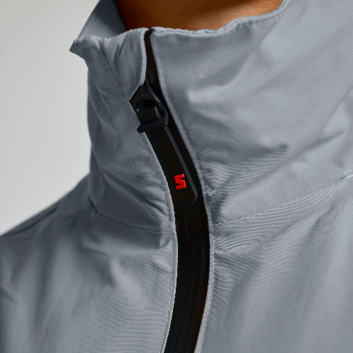 SLAM HOODED JACKET GREY ZIP