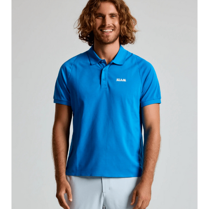 SLAM OD DRIRELEASE POLO SS – breathable, moisture-wicking polo designed for active or casual wear.