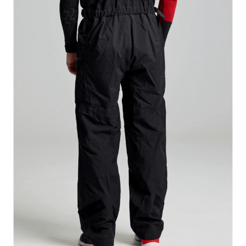 SLAM Pro Coastal Bibs – waterproof, breathable, windproof sailing bibs with reinforced knees and seat, ergonomic design, YKK zippers, and adjustable hem back