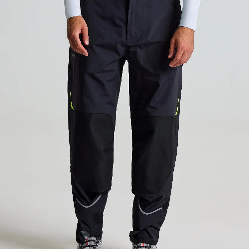 SLAM Pro Offshore Pants in Black Ink: waterproof 15,000mm, breathable 10,000gr, reinforced knees, adjustable fit, windproof, eco-friendly for serious sailors.