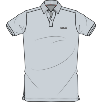 SLAM TECH PIQUÉ POLO EVO SS – UV-protective polo with stretch fabric and antibacterial treatment for active wear.