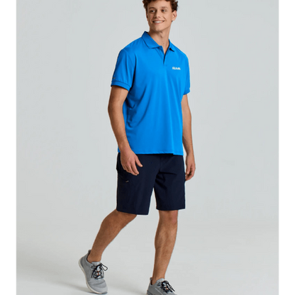 SLAM TECH PIQUÉ POLO EVO SS – polo combining style and performance with UV protection and breathable fabric.