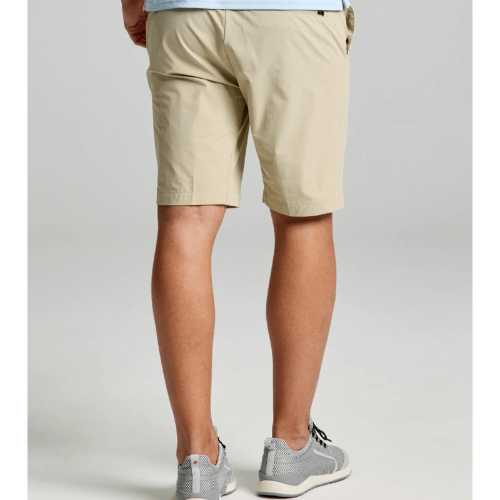 SLAM Tech Chino Shorts Dry Sand – elastic, lightweight, water-repellent summer shorts with zip back pocket and two side pockets
