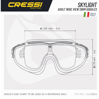 Cressi Skylight Swim Goggles