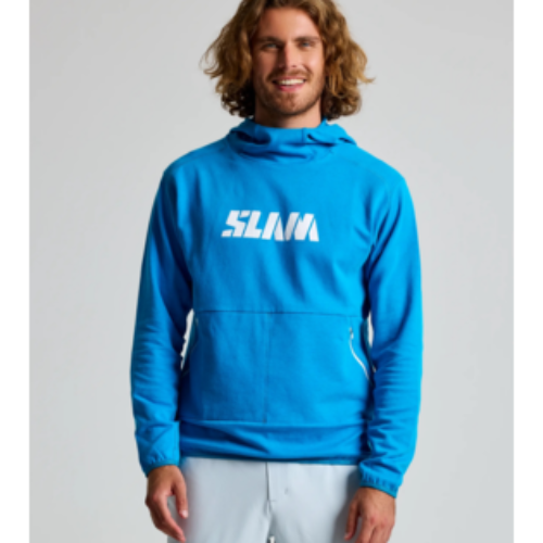 Soft SLAM GRAPHIC Hoodie with iconic logo, adjustable hood, and relaxed fit for layering.