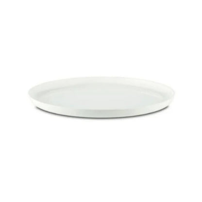 Sorona Non-Slip Large Plate -White w Vivid Blue Non Slip