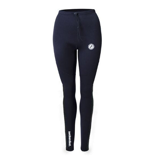 Two Bare Feet Women’s Silicone Print Series 2.5mm Neoprene Wetsuit Pants – high-waisted and flexible for surfing, paddleboarding, and swimming