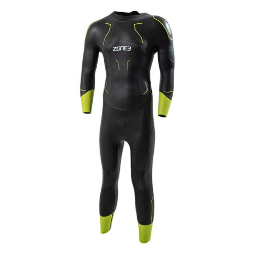 VISION MENS TRIATHALON WETSUIT BLACK/GREEN