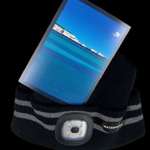 WATERPROOF BEANIE AND TORCH