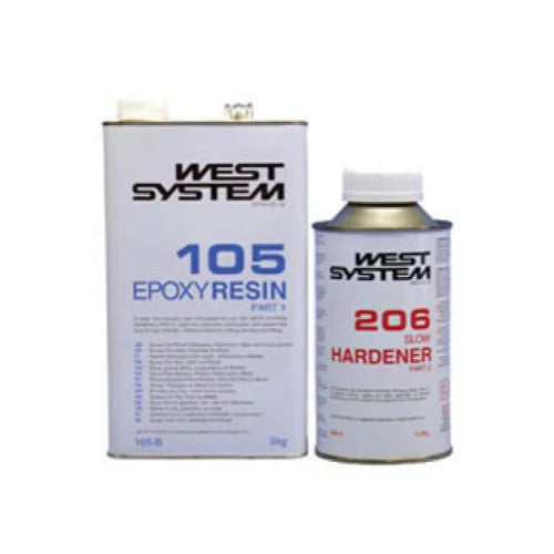 West System B Pack 105 Epoxy Resin + 206 Hardener 6KG