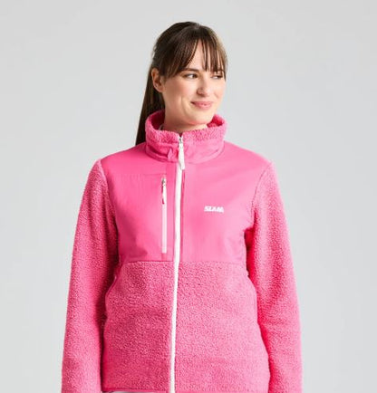 SLAM ALTURA WS FZ FLEECE Women’s thermal technical fleece PINK