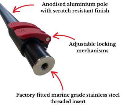 Buoycatcher UK‑Made Thermoplastic Boat Hook