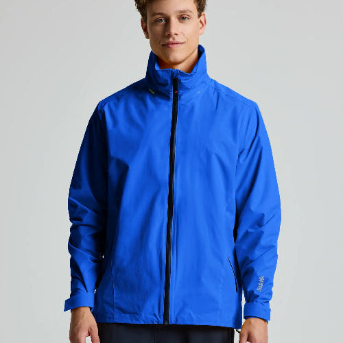 slam crew hooded jacket blue