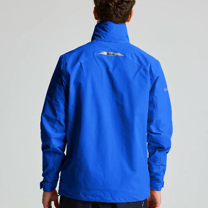 slam crew hooded jacket blue back