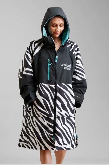 White Water Changing Robes - LIMITED EDITION- Zebra Print