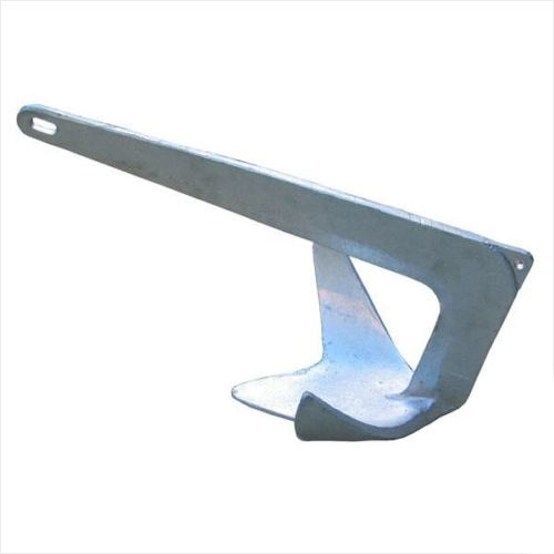 Expertly designed and engineered for optimal performance, this Bruce Type Galvanised Anchor is perfect for boats up to 32ft in length. With its impressive holding power and low breakout force on all types of seabeds, including rocks, it ensures maximum security and stability for your vessel. Whether you're stowing or self-launching from bow rollers, its simple, no-moving-parts design eliminates the risk of trapping unwary fingers. Measuring 295mm in height, 585mm in length, and 400mm in width, this anchor i