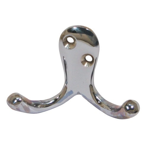 Double Chromed Brass Robe Hook