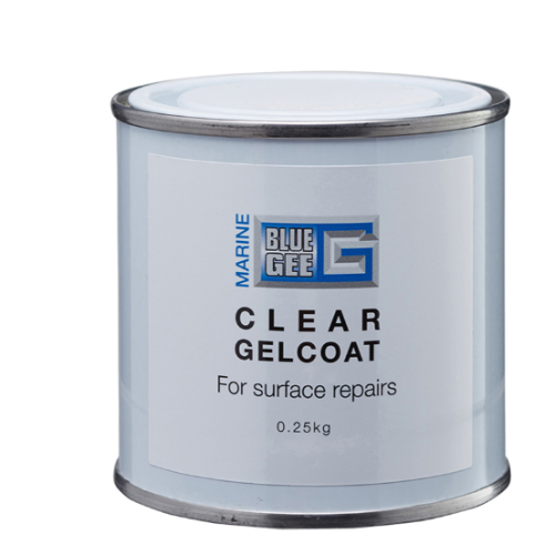 for use in moulds for final finishing with addition of blue gee wax in styrene.