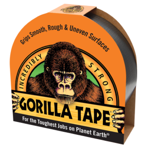 Black Gorilla Tape - Gorilla Tough on a Roll!