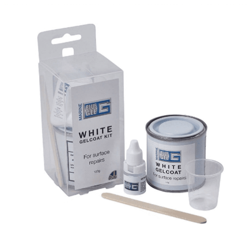 Blue Gee Gelcoat Repair Kit - 100G white clear