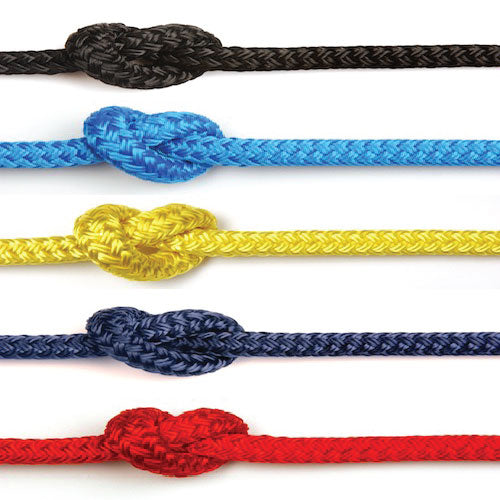 Braid on Braid KINGFISHER Rope 6mm - Coloured (Splicing Available)