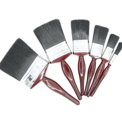 A medium quality mixed bristle paint brush suitable for contractor use. 50% black SRT filament and 50% Pure Bristle mix