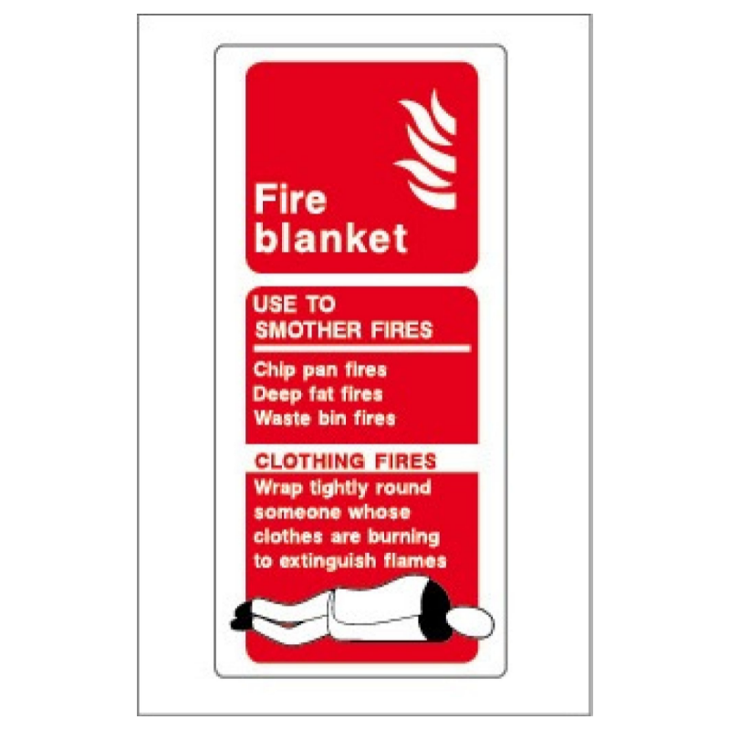 Yachtmail Marine Safety Sticker - Fire Blanket