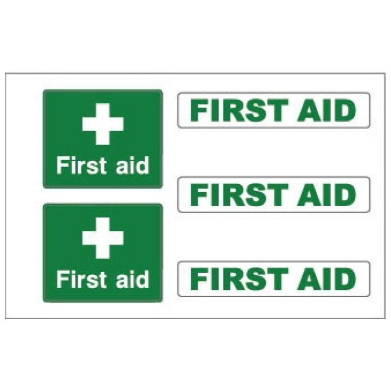 Yachtmail Marine Safety Sticker - First Aid