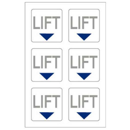 Yachtmail Marine Safety Sticker - Lift