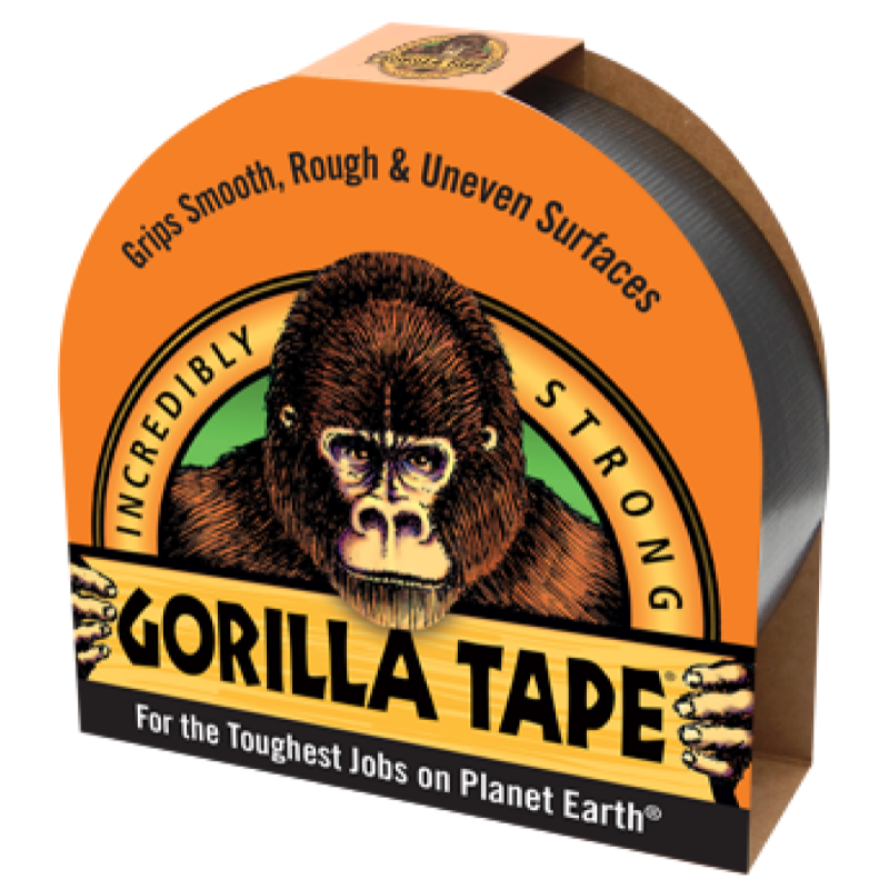 Black Gorilla Tape - Gorilla Tough on a Roll!