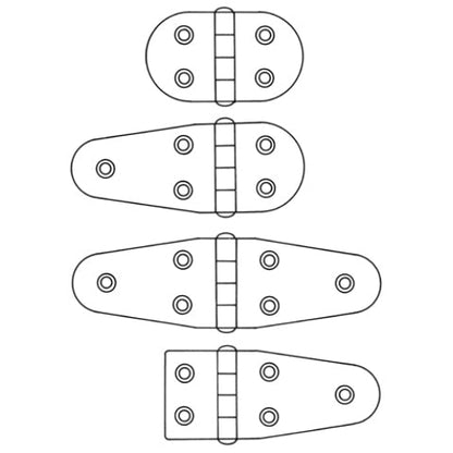 Stainless Steel BUTTERFLY AISI 304 Hinge