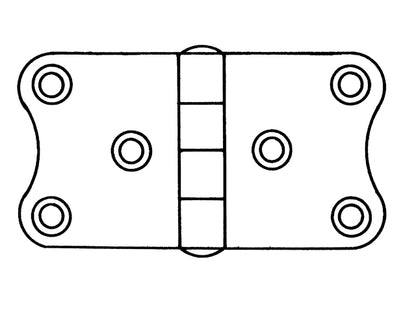 Stainless Steel DECORATIVE MARINE AISI 304 Hinge