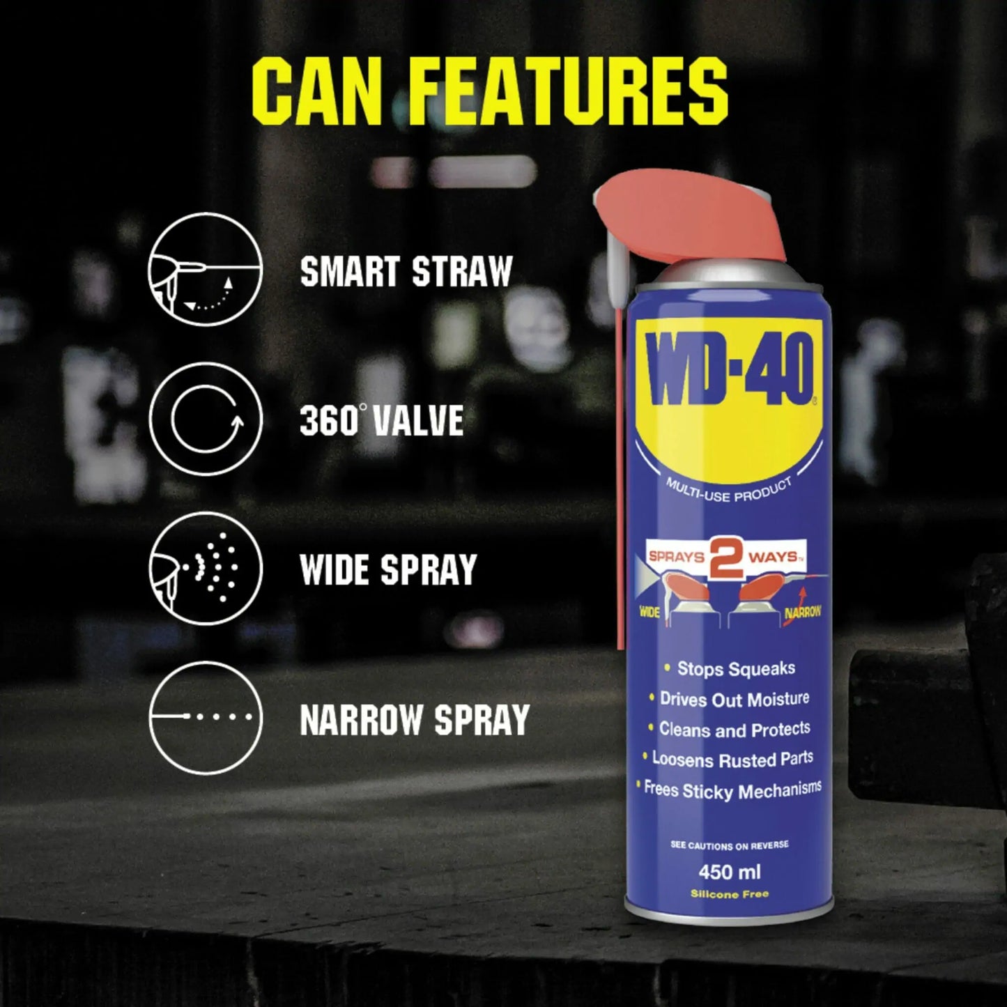 WD-40 Multi Use Smart Straw 450ML