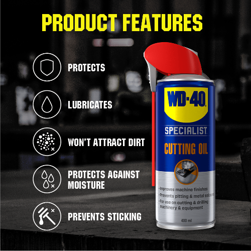 WD-40 Specialist Cutting Oil protects