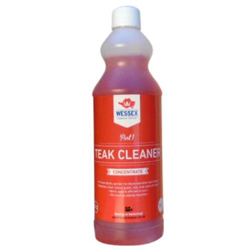 Experience the difference with Wessex Teak Cleaner - Part One. Our two-step system has been expertly formulated to effectively clean and restore teak wood on boat decks and furniture. As you apply our cleaner, you'll see the dirt and muck effortlessly lift away, leaving your teak looking like new. What's more, our solution won't harm the wood fibers or caulking. In fact, 1 litre covers up to 18m2, making it a cost-effective solution for all your teak cleaning needs. So say goodbye to sanding and hard scrubb