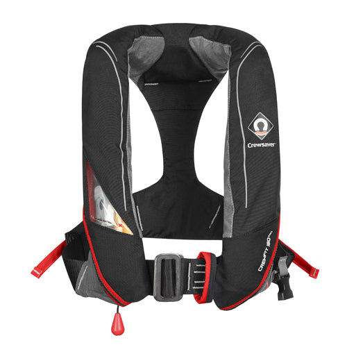 Crewsaver Crewfit 180N Pro Automatic Lifejacket with Light (RED/BLACK)