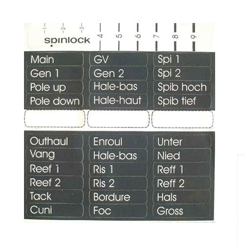 Spinlock Clutch Labels