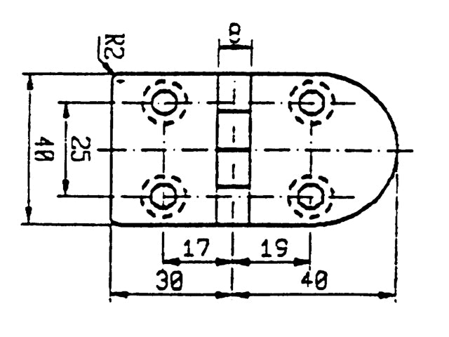 Stainless Steel AISI 316 Hinge