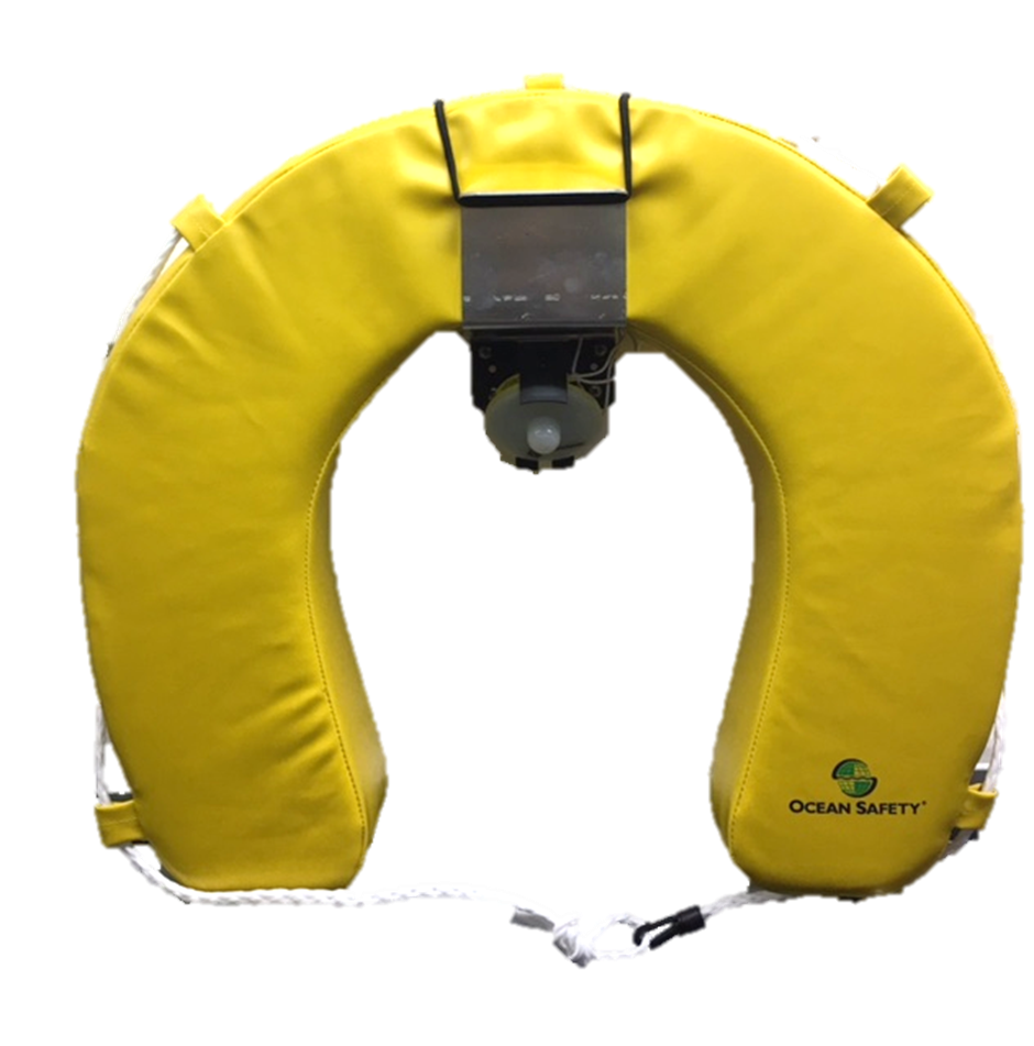 Horseshoe Lifebuoy Set with Compact Apollo Lifebuoy Light - Ocean Safety