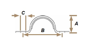 seasure Stainless Steel Deck Eyes