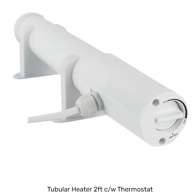 Tubular Heater with Themostat 2ft -120w
